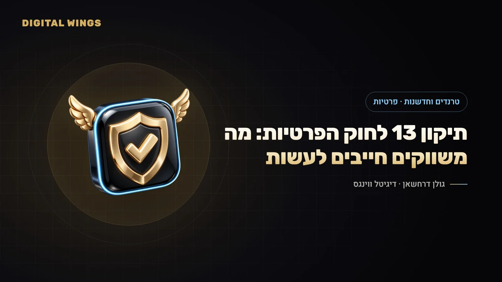 תיקון 13 לחוק הגנת הפרטיות: מה כל משווק ובעל עסק בישראל חייב לעשות עם מאגרי הלידים